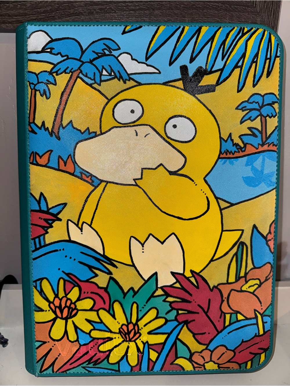 VaultX Hand Painted Psyduck Binder